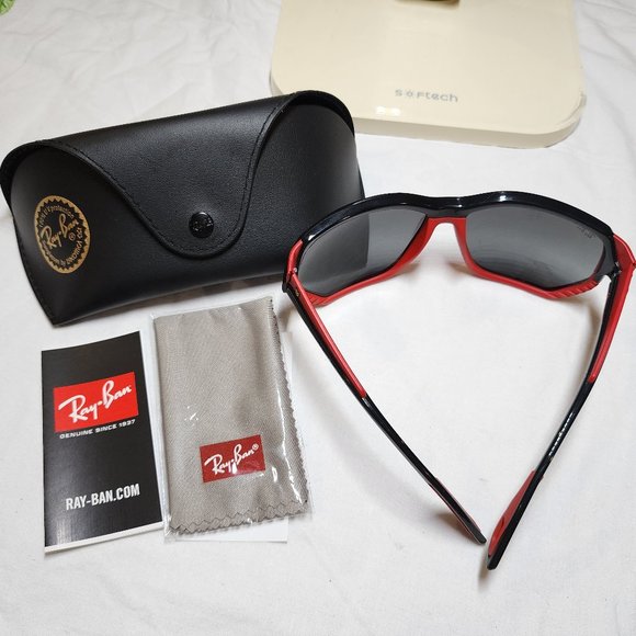 RB4366M SCUDERIA FERRARI COLLECTION Lenses: Grey Mirror  +  Frame: Black - Picture 6 of 6